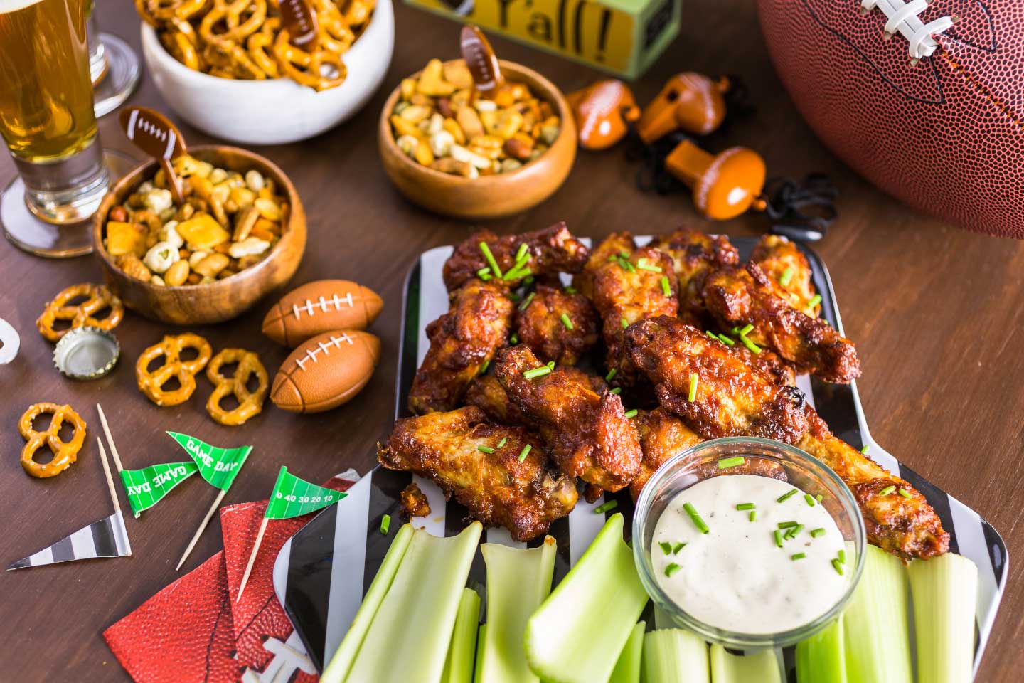 beer-infused football recipes