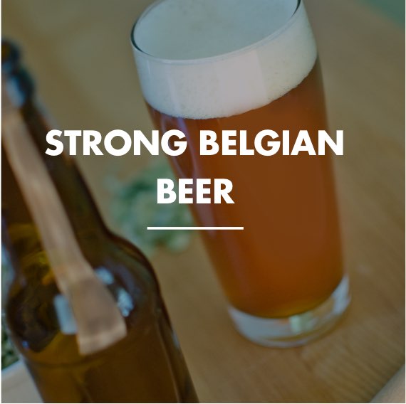 strong belgian beer