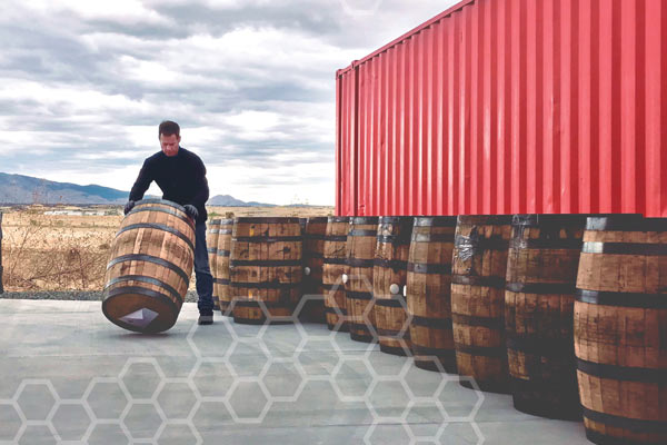 Barrels for aging mead