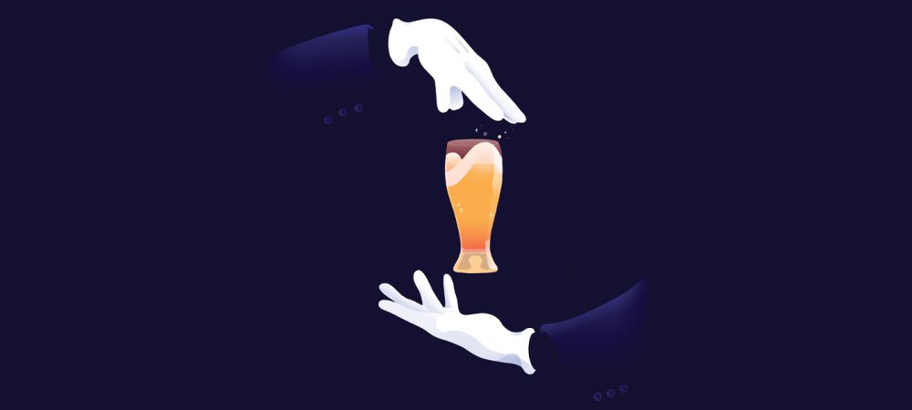 magic with beer