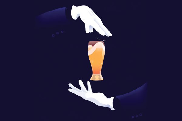 magic with beer