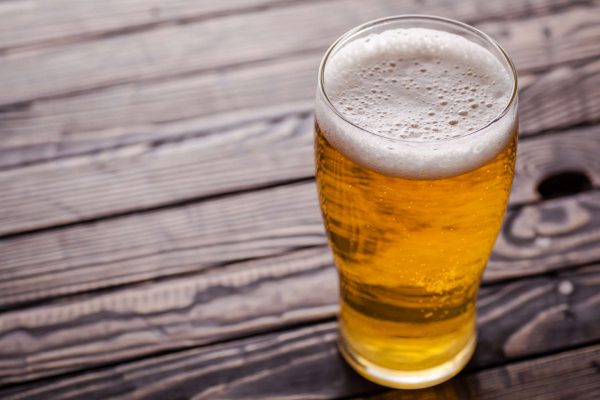 American Pale Ale beer in glass