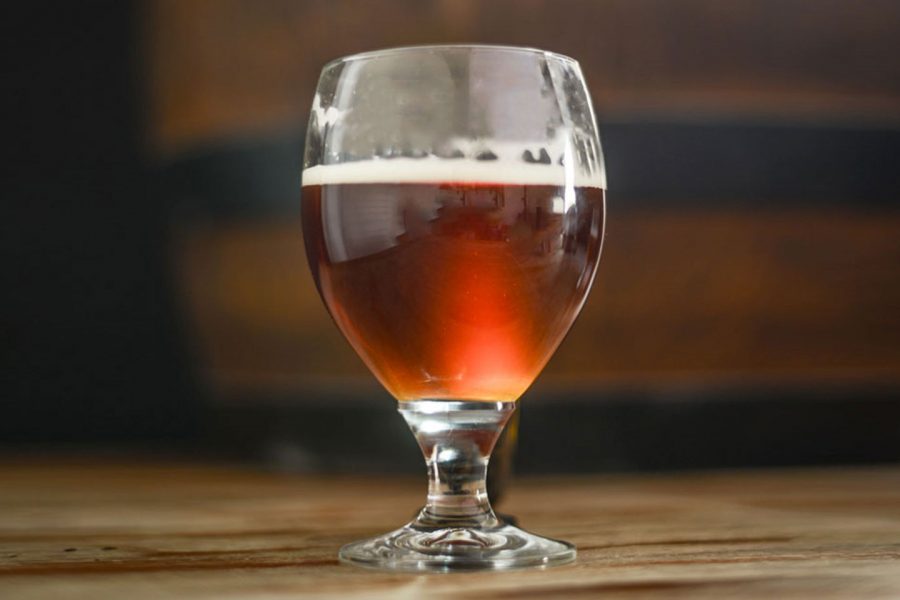 amber colored beer in glass