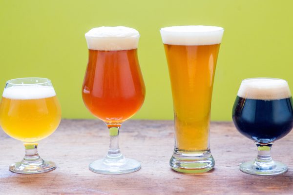 beers of assorted colors