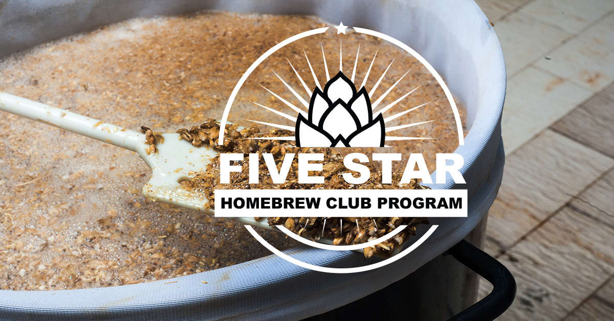 five star homebrew club program logo