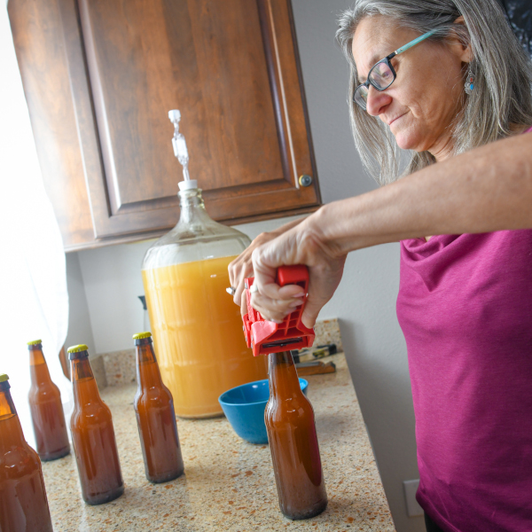 Julia Herz homebrewing