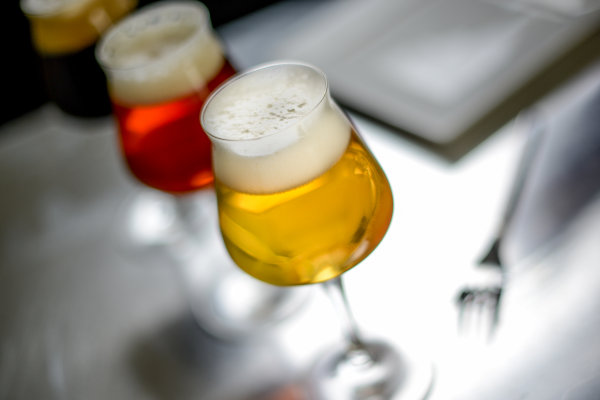 beers in a kitchen