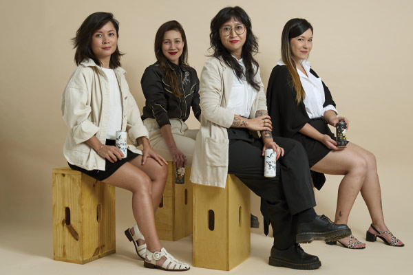 The four founders of Japas Cervejaria.