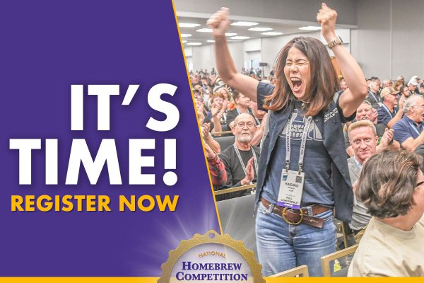 Its time register now for the 2024 National Homebrew Competition