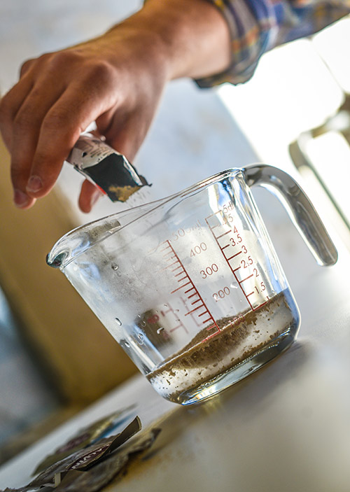 Rehydrating Yeast