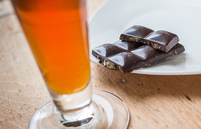 Valentines Day Beer and Chocolate